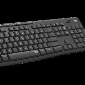 Logi Cordless KybdMse inalambrico MK295 Silent Eng Blk