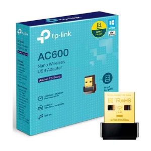 ADAPTADOR INALAMBRICO USB 20 ARCHER T2U AC600 150433Mbps 245Ghz TPLINK